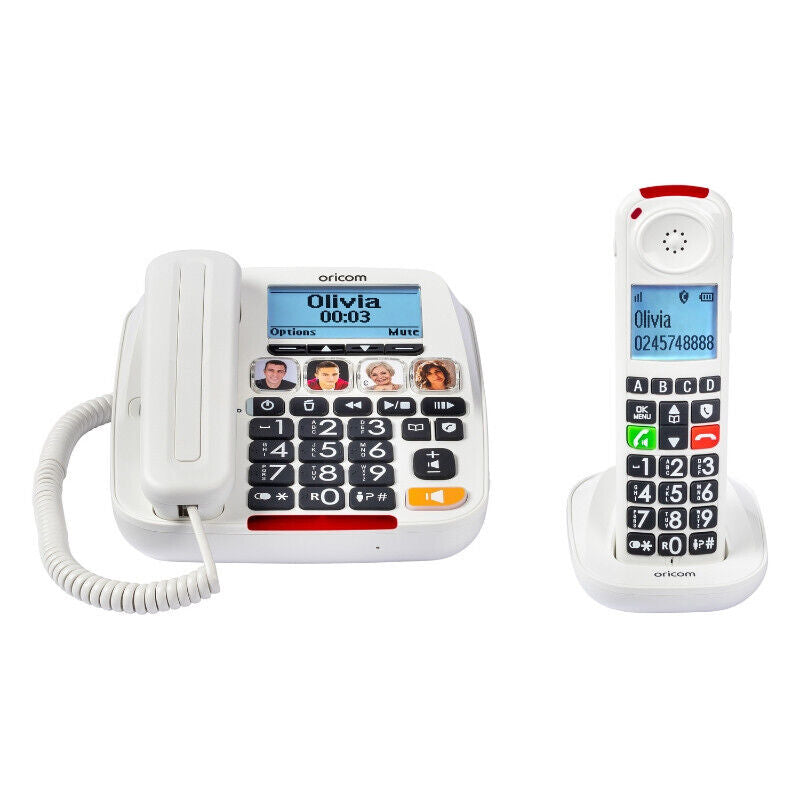 Care920-1 Amplified Big Button Phone with Two Cordless Handsets