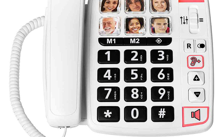 Oricom Care80S Big Button Amplified Speakerphone with Picture Dialling