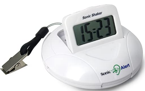 Sonic Boom Vibrating Travel Alarm Clock