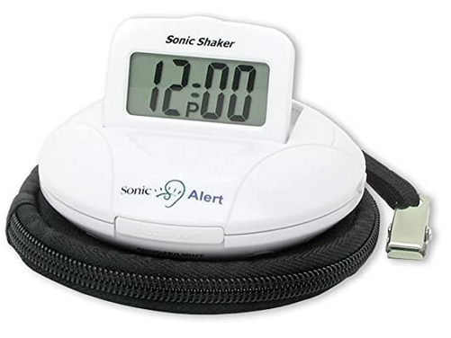 Sonic Boom Vibrating Travel Alarm Clock