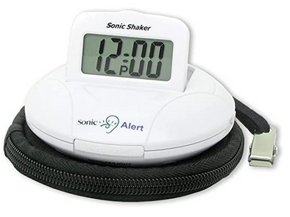Sonic Boom Vibrating Travel Alarm Clock