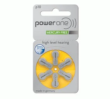 Power One Hearing Aid Batteries: 10 single pack